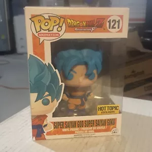 Funko Pop! Dragonball Z #121 Super Saiyan God Super Saiyan Goku Hot Topic Nuevo - Imagen 1 de 6