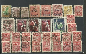 LETTLAND LOT 20 ALTE BRIEFMARKEN GEBRAUCHT, ZUM STUDIEREN, ZÄHNUNGSSTEMPEL - Bild 1 von 1