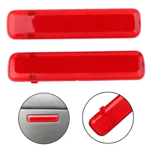 L&R Rear Inside Door Trim Reflector For 2003-07 Silverado Sierra Crew Cab Pickup - Picture 1 of 5