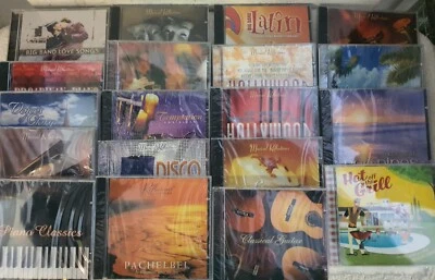 19pc CD box BUNDLE JAZZ SWING BIG BAND HOLLYWOOD BROADWAY PIANO GUITAR PAN PIPES - Image 1 of 4