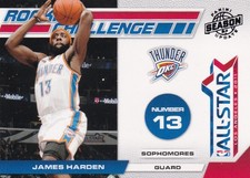 JAMES HARDEN 2010-11 PANINI SEASON UPDATE ROOKIE CHALLENGE
