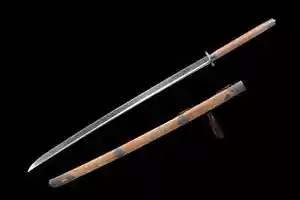 Great Miao Dao Sword Chinese Greatsword Long Dragon Folded Damascus Steel Blade - Picture 1 of 9