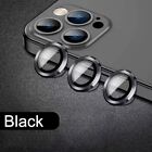 Camera Lens For iPhone 15,14,13,12 11 Pro MAX Protector Metal Rings Glass