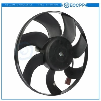 Radiator Cooling Fan Assembly For 2012-2013 Volkswagen Golf R 2006-2013 Audi A3 - Image 1 of 4