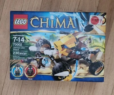LEGO LEGENDS OF CHIMA: Lennox' Lion Attack (70002) New Sealed Nice Box Retired - Image 1 of 2