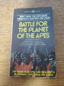 Battle For The Planet Of The Apes Movie David Gerrold 1973 Vintage Paperback - Bild 1 von 2