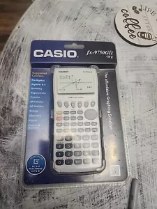 Casio FX-9750GII- WE Graphing Calculator - White New Sealed - Picture 1 of 5