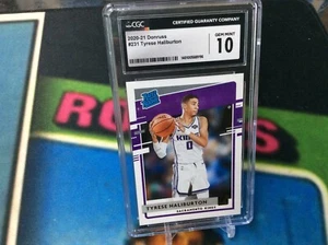 2020-21 Donruss Tyrese Haliburton CGC 10 Rated Rookie RC #231 - Picture 1 of 2