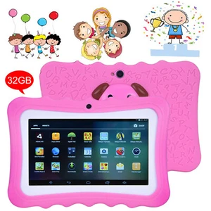 Kids Tablet Android Educational Learning Tablet WiFi Bluetooth Parental Control - Picture 1 of 43