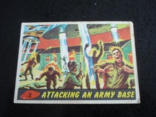 MARS ATTACKS Original Bubbles Bubblegum Card No. 3 1964