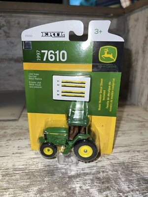 1/64th Scale John Deere 7610 Tractor 4WD Stickers To Change To 7710 7810 - Image 1 of 4