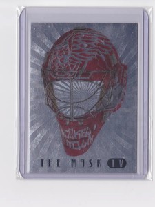 06-07 ITG BETWEEN THE PIPES MASKED MEN IV SILVER JIMMY HOWARD /100 RED WINGS #31