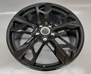 GENUINE PORSCHE TAYCAN 9.5 X 21'' CROSS TURISMO GLOSS BLACK FRONT ALLOY WHEEL - Picture 1 of 14
