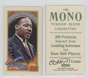 2014 Panini Golden Age Mini MONO Green Back Martin Luther King Jr #82