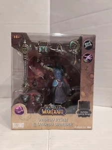 McFarlane WORLD of WARCRAFT - UNDEAD PRIEST & UNDEAD WARLOCK (EPIC) -NEW! - Picture 1 of 6