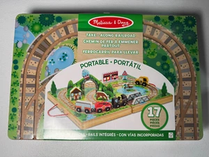 Melissa & Doug Take-Along Railroad 17pc - Picture 1 of 5