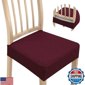 DREAHOTEXTIL Dining Chair Covers,Seat Covers for Dining Room Chairs Set of 6, - Picture 1 of 5