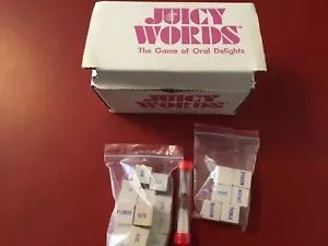 Juicy Words game of oral delights Original Box game never used 1980 - Picture 1 of 2