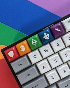 Handmade Artisan Dungeons of Sundaria Keycap Set for Mechanical Keyboards - Picture 1 of 8