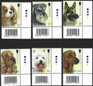 2001 Guernsey Sg 895/900 Centenary of Guernsey Dog Club MNH - Picture 1 of 2
