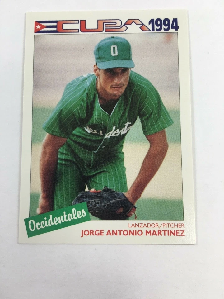 1994 Cuba Cuban Select #27 Jorge Antonio Martinez (Occidentales) LB12 - Image 1 of 2