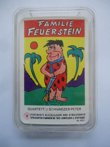 FAMILY FIRESTONE ACE PLAYING CARDS QUARTET/BLACK PETER 60's Z 0-1