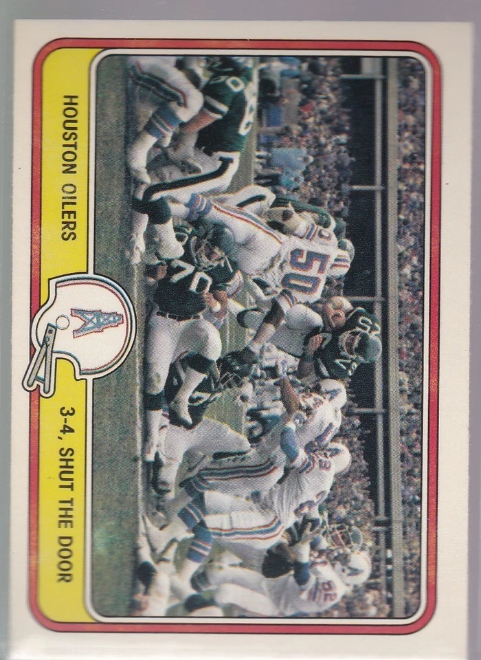 1981 FLEER FOOTBALL #22 HOUSTON OILERS NMMT/MINT *54543 - Image 1 of 1