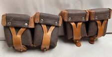 2 x WW2 Soviet Union Pair of Moisin Nagant Pouches. Matching. Excellent conditio