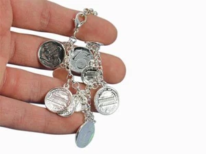 Bracciale Ciondolo DAWN Euro-Coin - 1 Pezzo - Foto 1 di 1