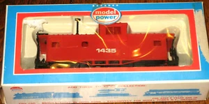 Model Power 9125 HO Scale Wide Vision Transfer Caboose "1435" Ready to Run - Picture 1 of 6