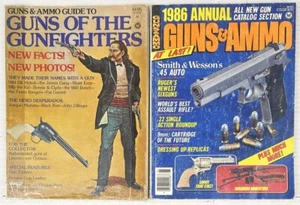 Lot of 2 Guns & Ammo Mags - 1986 Annual & Guide to Guns of the Gunfighters 1975 - Bild 1 von 6
