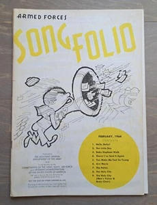 SONGFOLIO ARMED FORCES SONG BOOK MUSIC BOOK 1964 - Picture 1 of 6