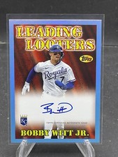 2023 BOBBY WITT JR.TOPPS ARCHIVES 1997 SEASON’S BEST BLUE AUTOGRAPH 16/25 SSP