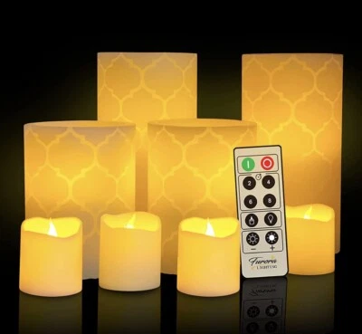 x8 LIGHTING LED Flameless Candles with Remote-Battery’s Included-Fake Candles - Image 1 of 4