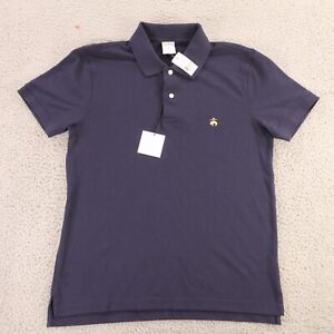 Brooks Brothers Polo Shirt Mens Medium Blue Golden Fleece NEW