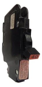 Federal Pacific 040 1 Pole 40 Amp 120/240V Thin FPE Circuit Breaker - Picture 1 of 2