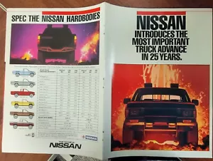 1986 Nissan Truck SE XE King Cab 4 x 4 8p Prospekt Anzeige - Bild 1 von 4