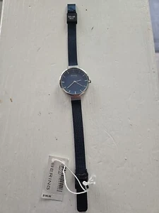 Bering Blue Slim Solar Collection Polished Silver, Strap Length: 180 mm Women's - Picture 1 of 4