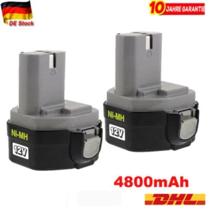 Paquete de 2 baterías 12V 4.8Ah para Makita 6271D 6316D 6317D 6319D 1220 1222 1233 1234 1235 - Imagen 1 de 11