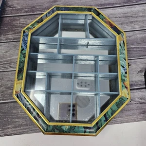 Vitrina - Perfume Miniatura Expositor Pared Espejo Vintage Azul Floral Años 80 - Imagen 1 de 13