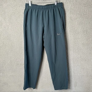Nike Mens Dri Fit Woven Training Pants Mens Large Tall Green Athletic Running - Picture 1 of 12