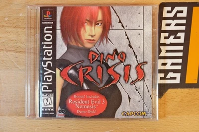 Dino Crisis (Sony PlayStation 1, 1999) No Back Cover ($1 Shipping Available) - Image 1 of 4