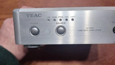 TEAC A-H01-S USB DAC Stereo Premain Amplifier Silver Good Condition Japan - Image 1 of 4