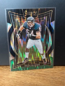 2024 Panini Select Brian Urlacher Concourse negro y verde Shock Prizm #13 Bears - Imagen 1 de 2