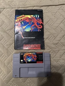 Super Metroid Authentic Nintendo SNES With Manual - Picture 1 of 4