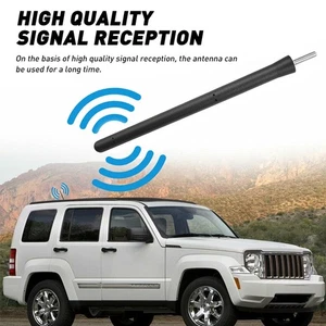 ANTENNA MAST Black for Jeep Grand Cherokee 1999 - 2004 6 3/4" NEW - Picture 1 of 12