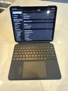 Logitech Combo Touch iPad Pro 13" (M4)2024 Keyboard Case Keyboard Midnight Black - Picture 1 of 7