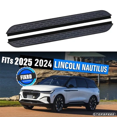 Running Board Fits for Lincoln Nautilus 2024 2025 Side Step Nerf Bar w/brackets - Image 1 of 4
