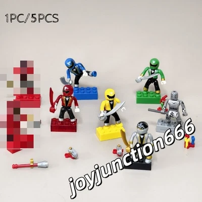 Mega Bloks POWER RANGERS Warrior Rangers Building Blocks Figure Toy Rare 1x/5x - Image 1 of 4