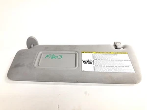 14-24 2016 4Runner Left Gray Cloth Sun Visor 7432035A91B1 Stain W/mirror & Light - Bild 1 von 13